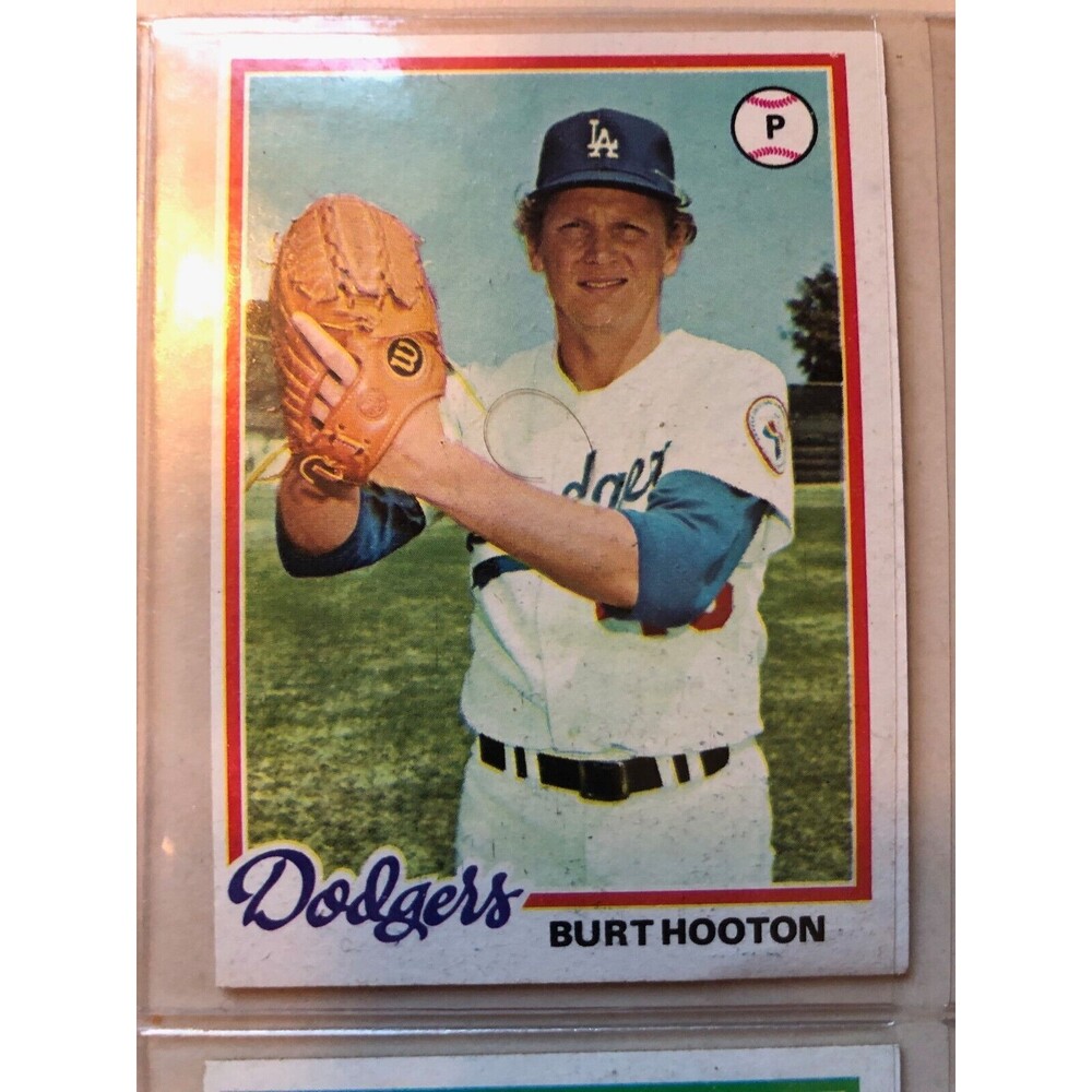 Topps #41 Burt‎ Hooton 1978 Los Angeles Dodgers MNT MLB
